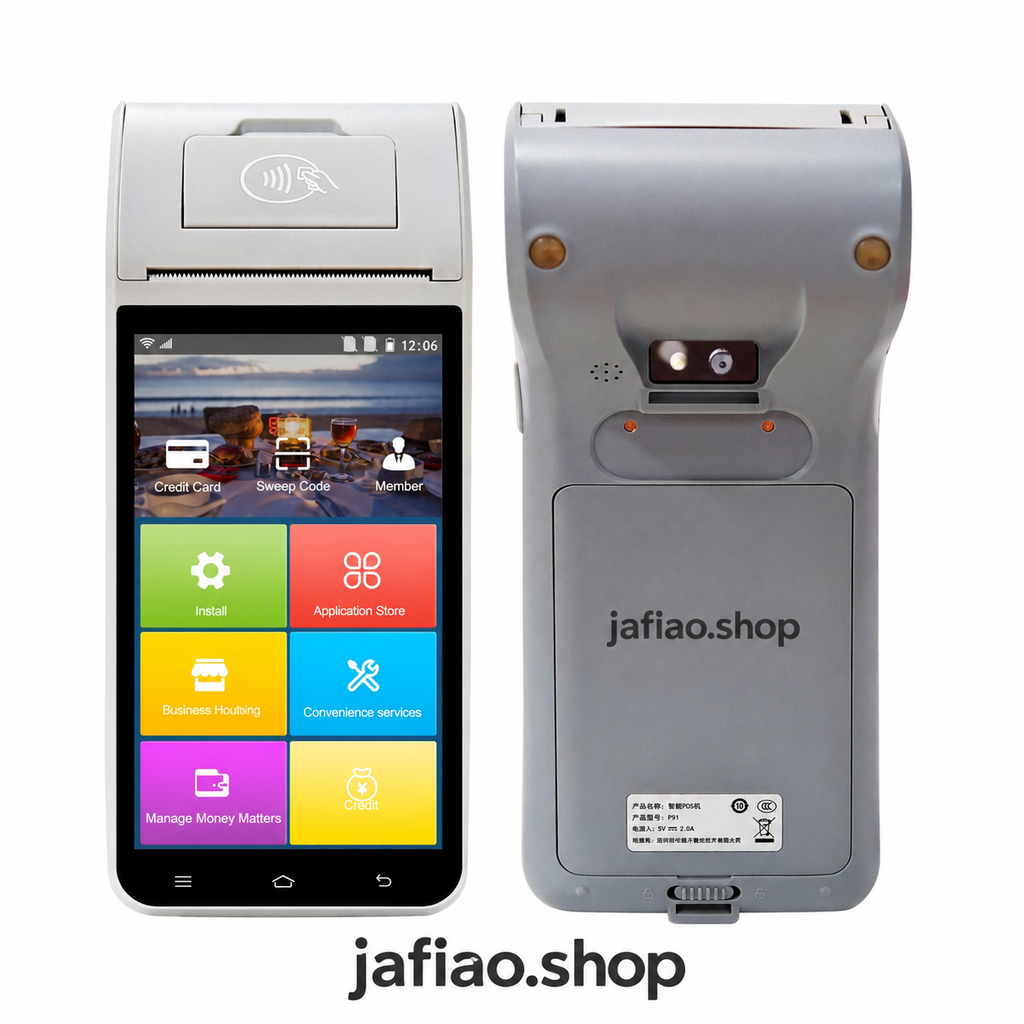 Mobiles POS-Terminal mit NFC und Belegdrucker