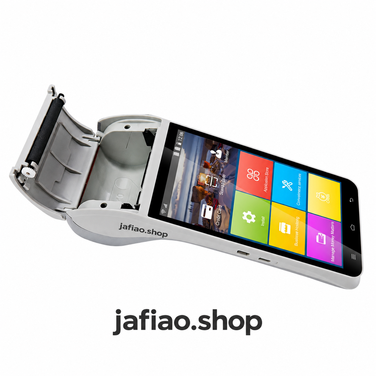 Mobiles POS-Terminal mit NFC und Belegdrucker
